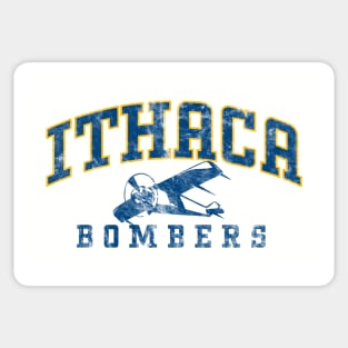 Ithaca Bombers Retro Logo Sticker